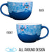 Silver Buffalo Lilo and Stitch Wavy Style Ceramic Soup Mug, 24-Ounces...
