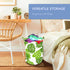 Collapsible Baby Laundry Basket 15.7"x11.8" - Lightweight, Portable, Stylish Storage Solution with Handles - Ideal for Laundry, Toys & Pet Product...