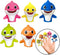 Nickelodeon Baby Shark 5 Pc Finger Puppet Set - Party Favors, Educational, Bath Toys, Story Time, Beach Toys, Playtime,5 Count (Pack of 1)...