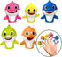 Nickelodeon Baby Shark 5 Pc Finger Puppet Set - Party Favors, Educational, Bath Toys, Story Time, Beach Toys, Playtime,5 Count (Pack of 1)...