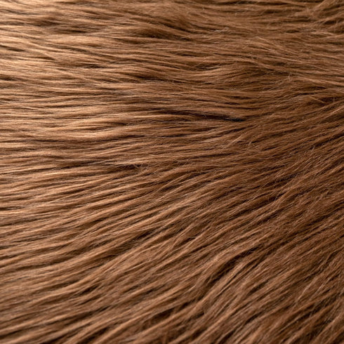 Faux Fur Fabric for Crafts, Gnomes, Animal Costumes, Cushions, Decorations Brown 10x10in...