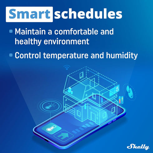 Shelly Plus Add-On | Bluetooth Add-On for Shelly Plus Devices | Measure Temperature and Humidity | Home Automation | Works with Alexa & Google Hom...