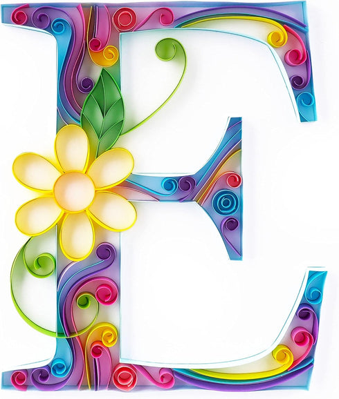Uniquilling Quilling Paper Quilling Kit for Adults Beginner, 8 * 10-inch Letters, Exquisite DIY Paper Filigree Painting Kits Quilling Tools, Home ...