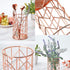 Rose Gold Pencil Cup Wire Metal Mesh Pen Holder Make Up Brush Holder, Pen Cup Pen Organizer Accessories for Desk Office Home School 1PC...
