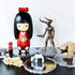 Outus 10 Pieces Plastic Action Figure Display Stands Round Figure Stand Miniature Bases for 6 - 8 Inches Figures (White)...