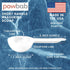 1 Tablespoon Measure Spoon Short Handle Scoops for Canisters by powbab. Made in USA. Dual Use Powder Measure for 1 Teaspoon to 1 Tablespoon Scoop....