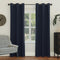 Sun Zero Easton Energy Saving Blackout Grommet Curtain Panel, 40" x 63", Navy Blue...
