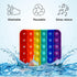 Alphabet Pop Fidget Toy Letters ABC Numbers Learning and Educational Toys Square Sensory Toys Popper Games Gifts for Kids ADHD Autism 2 Packs Doub...