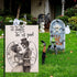 Halloween Garden Flag Vertical Double Sized, Skull Wedding Til Death do Us Part Yard Holiday Farmhouse Outdoor Decoration 12.5 x 18 Inch...