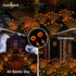 Scary Eyeballs Solar Halloween Lights Outdoor,2PACKS 12LED Halloween Decorations with 3D Floating Scary Eyeballs Magic Lights,Solar Spooky Lights ...