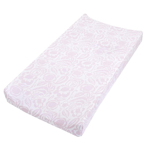aden + anais Essentials Changing Pad Cover, 100% Cotton Muslin, Super Soft & Breathable, Tailored Snug Fit, Single, Damsel - Savoy...