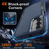 for Samsung Galaxy A15 5G Case, Full Body Heavy Duty Rugged Shockproof Protective Phone Cover with Lanyard Strap, Tempered Glass Screen Protector ...