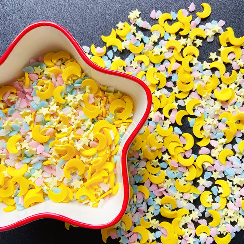 EHOPE 50g Fake Sprinkles Resin Sprinkles Fake Candy Sprinkles Clay Sprinkles Polymer Sprinkles Polymer Clay Slices for Nail Art DIY Crafts Cake Ph...