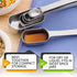 Spring Chef Stainless Steel Measuring Spoons Set of 7 with Leveler, Rectangular Metal Teaspoon & Tablespoon Measuring Spoons for Dry & Liquid Ingr...