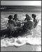 Posterizer 1 pcs-black and white photograph-women relaxing on the beach scene 2-Photography Art-Retro Art-Decor for Home & Office- unframed wall a...