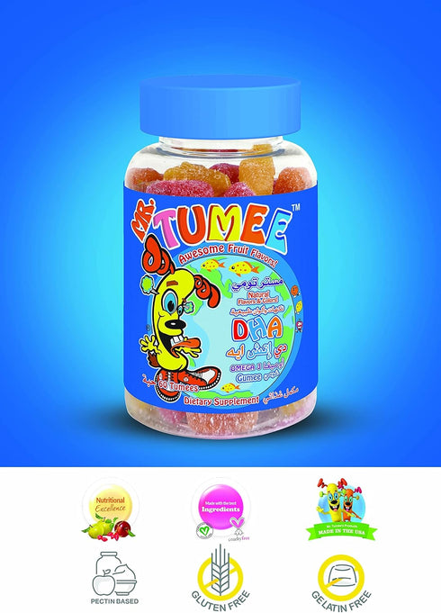 DHA Omega-3 Gumee, Lemon/Orange/Strawberry, 60 Count...