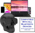 Dubbs Hardware Skull Speaker Portable Wireless Cool Bluetooth Speaker - Great Audio and Stereo Quality - Makes a Spooky Addition to your Halloween...