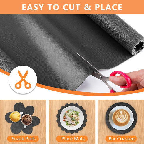 WochiTV Shelf Liner for Cabinets, Drawer Non Adhesive Non Slip Foam Mat for Kitchen, Pantry, Bathroom, Cupboard, Garage, Closet, Shelves, Drawer, ...