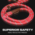TwoEar Dog Leash Dog Slip Rope Leash 1/2" x 6FT Dog Training Leash Heavy Duty Strong Slip Lead Highly Reflective Threads for Small Medium and Larg...