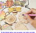 54PCS Unfinished Blank Wooden Cutouts Craft for Kids,suit for Children's Painting DIY Room Decoration Gift Giving Surprise (54 Insect)...