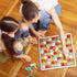 2 in 1 Snakes and Ladders, Ludo Game Set, 12 x 12 Inch Ludo Board Game 2-4 Players Family Dice Games Set Classic Double Sided Game Board for Adult...