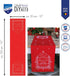 Vervaco Embroidery Kits Cross Stitch Table Runner DIY Kit, Tablecloth to Embroider with Embroidery Image, 100% Cotton, and Embroidery Thread, 10 x...