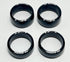 MI-LF1 4-Piece Drift Tires Set for Kyosho Mini-Z AWD MA020 RC 1/24 1/28 Mini-Q DRZ GLD (20mm Diameter) (Four Narrow Tires)...