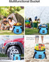 Luxtude Collapsible Bucket with Handle, 5 Gallon(20L), Portable & Ultra Lightweight Outdoor Basin Bucket, Folding Bucket for Fishing, Camping, Hik...