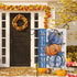 Welcome Fall Blue Pumpkin Small Decorative Garden Flag, Autumn Plaid Check Sunflower Yard Lawn Outside Decor, Thanksgiving Seasonal Burlap Outdoor...