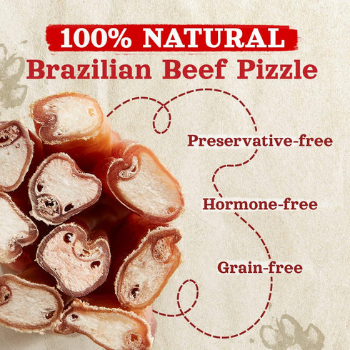 Natural Farm Odor-Free Thick Bully Sticks (6”, 5-pack) ALL-NATURAL Long-Lasting Dog Chews, 100% Beef Pizzle, Grass-Fed, Grain-Free, Protein for Mu...