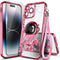 NGB Supremacy Compatible with iPhone 11 Pro Max Case (6.5 inch) with Tempered Glass Screen Protector/Wrist Strap, Liquid Floating Glitter Girls Wo...