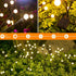 ASMAD Solar Garden Lights, 2 Pack 16 LEDs Solar Outdoor Lights, Outdoor Decorations Lights, Solar Swaying Lights, Firefly Lights for Patio Pathway...