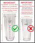 Blendin Replacement Cup Jar, Compatible with Nutri Ninja Auto-iQ 1000W and Duo Blenders (32 Ounce Cup)...