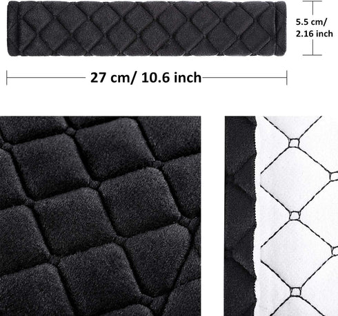 Tatuo 4 Pack Seat Belt Cover Extra Long Seat Belt Pads for Car Soft Comfort Shoulder Strap Covers Harness Pads Helps Protect Your Neck and Shoulde...