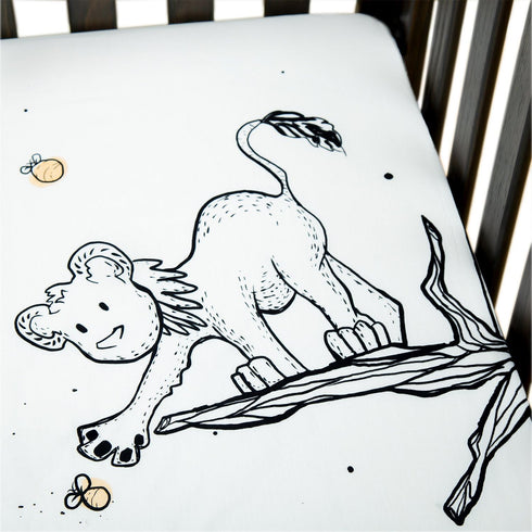 JumpOff Jo - Fitted Crib Sheet, Super Soft Breathable 100% Cotton Baby Crib Sheet for Standard Crib Mattresses and Toddler Beds, 28 in. x 52 in. -...