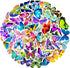 Butterfly Stickers Set, Gift for Kids Teen, Cute Waterproof Vinyl Decals for Travel Luggage Suitcase Laptop Water Bottle Skateboard Bike Helmet Gu...