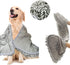 Patas Lague Absorbent Dog Towel, Extra Large 35''x15'' Quick Drying Dog Bath Towel with Hand Pockets, Microfiber Shammy Pet Towel for Dog and Cat,...