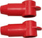 (Red) 3/8" Stud Terminal Cover - Electrical Battery Connection Insulator (2 Pack)...