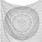 Popular Handicrafts Tapestry Wall Hanging Ombre Hippie Mandala Bohemian Hippy Intricate Indian Tapestries Bedspread 54 x 60 Inches (140cm x 152cm)...