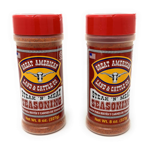 Great American Land & Cattle (Steak N' Meat, Pack of 2)...