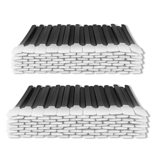 4.92" Wide Square Foam Swabs (200 pcs, Large Flat Square Foam Head 13.5 mm/0.53", Knitted Polyester, Black) Cleanroom Lint Free Wide Foam Cleaning...