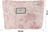 Flower Makeup Bag Travel Large Floral Cosmetic Bags for Women Cute Makeup Pouch Zipper Cosmetic Pouch for Purse Embossed Pink Aesthetic Makeup Org...