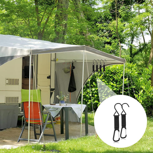 2pcs Nylon Safety Buckles Fence Hooks Metal Wire Hook Outdoor Backpack Sling for Softball Outdoor Sports Equipment...