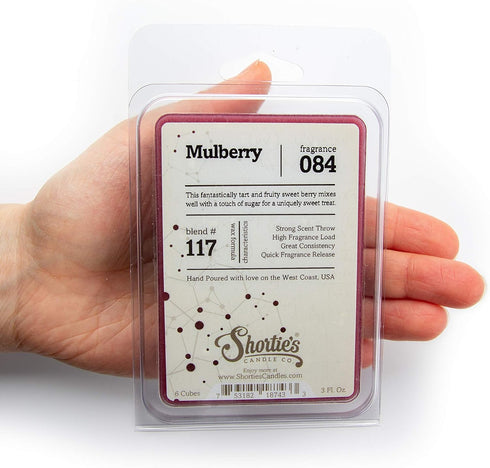 Shortie's Candle Company Mulberry Wax Melts Multi Pack - Formula 117-2 Highly Scented 3 Oz. Bars (6 Oz. Total) - Made with Natural Oils - Christma...