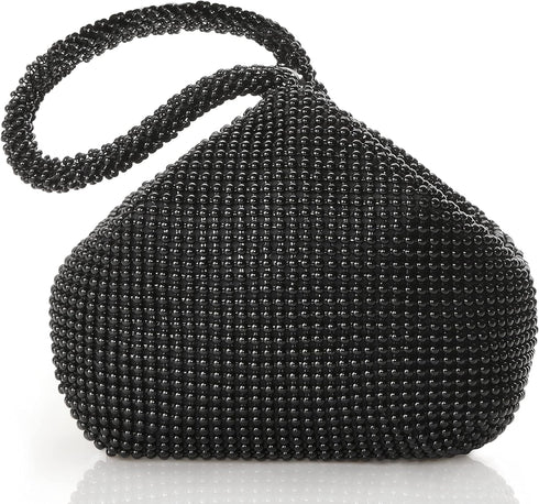 BABEYOND Women's Beaded Clutch Evening Bags Vintage Elegant Triangle Purse for 1920s Party Prom Wedding...