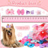 100 Pieces Dog Bows Cute Dog Puppy Hair Bows Multicolor Girl Dog Accessories Small Dog Hair Bows Bowknot Puppy Bows with Strong Rubber Bands and R...