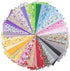 Foraineam 50 Pieces Assorted Cotton Craft Fabric Bundle 8" x 8" (20cm x 20cm) Printed Patchwork Squares for DIY Sewing Quilting Scrapbooking...