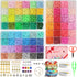 Redtwo 15000 Pcs Clay Beads Bracelet Making Kit, 3 Boxes 72 Colors Friendship Bracelet Kit Flat Polymer Heishi Beads for Jewelry Making, Crafts Gi...