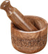 Herb Spice Masher Mortar,Wooden Hand Carved Mortar and Pestle Grinder/Chopper for Herbs, for Garlic Press, Coffee Grinder, Ginger Crusher, Spice G...
