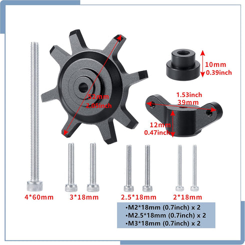 Zolikar RC Tires Tool 1.9 Tires 2.2 Crawler Tires Installation and Removal Tool Assembly for 1/10 Scale RC Crawler Car 1.9/2.2 Beadlock Wheels, Bl...